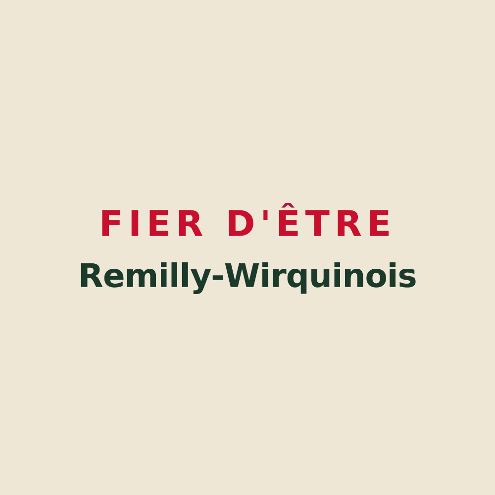 Tote bag « Fier d'être Remilly-Wirquinois » — design pour Remilly-Wirquin
