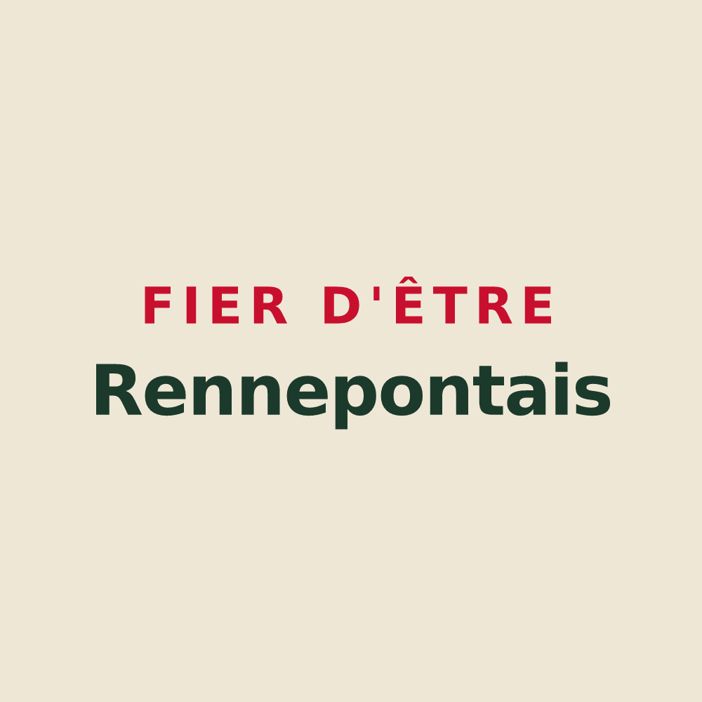 Tote bag « Fier d'être Rennepontais » — design pour Rennepont