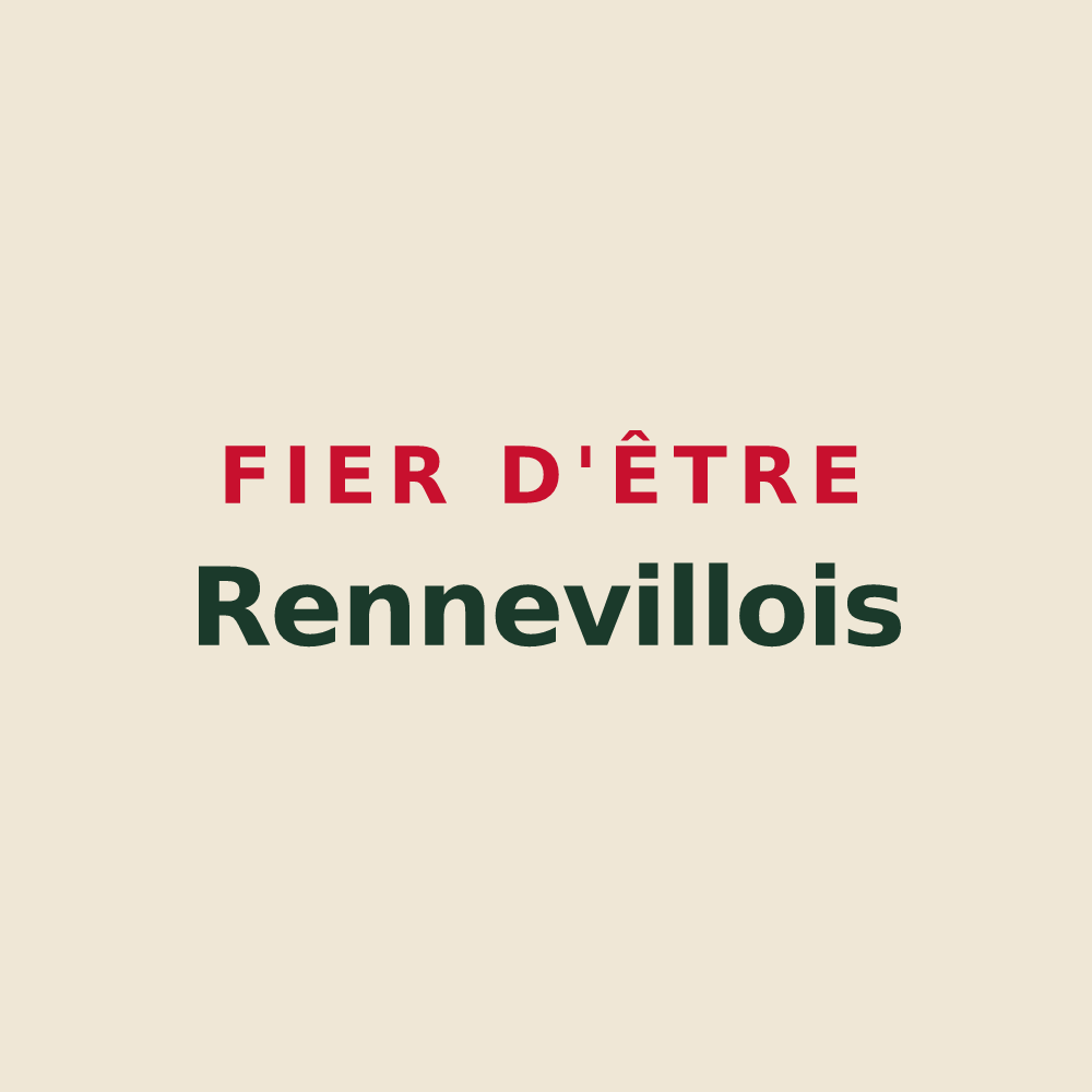 Tote bag « Fier d'être Rennevillois » — design pour Renneville