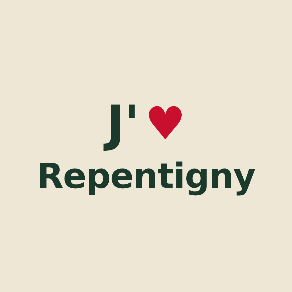 Tote bag personnalisé Repentigny — design J'aime Repentigny