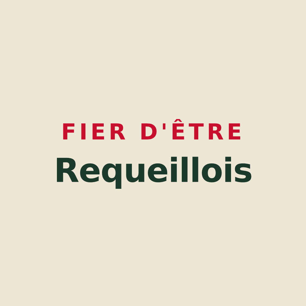 Tote bag « Fier d'être Requeillois » — design pour Requeil