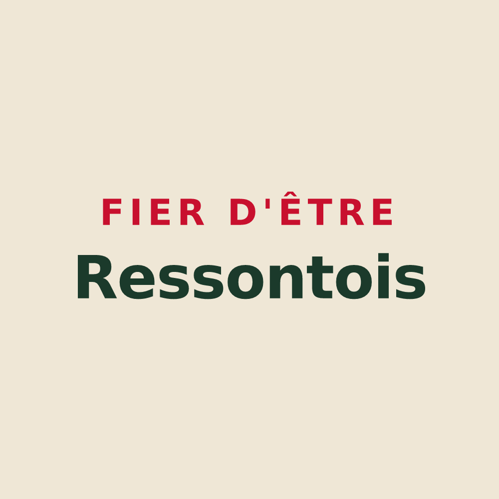 Tote bag « Fier d'être Ressontois » — design pour Ressons-sur-Matz
