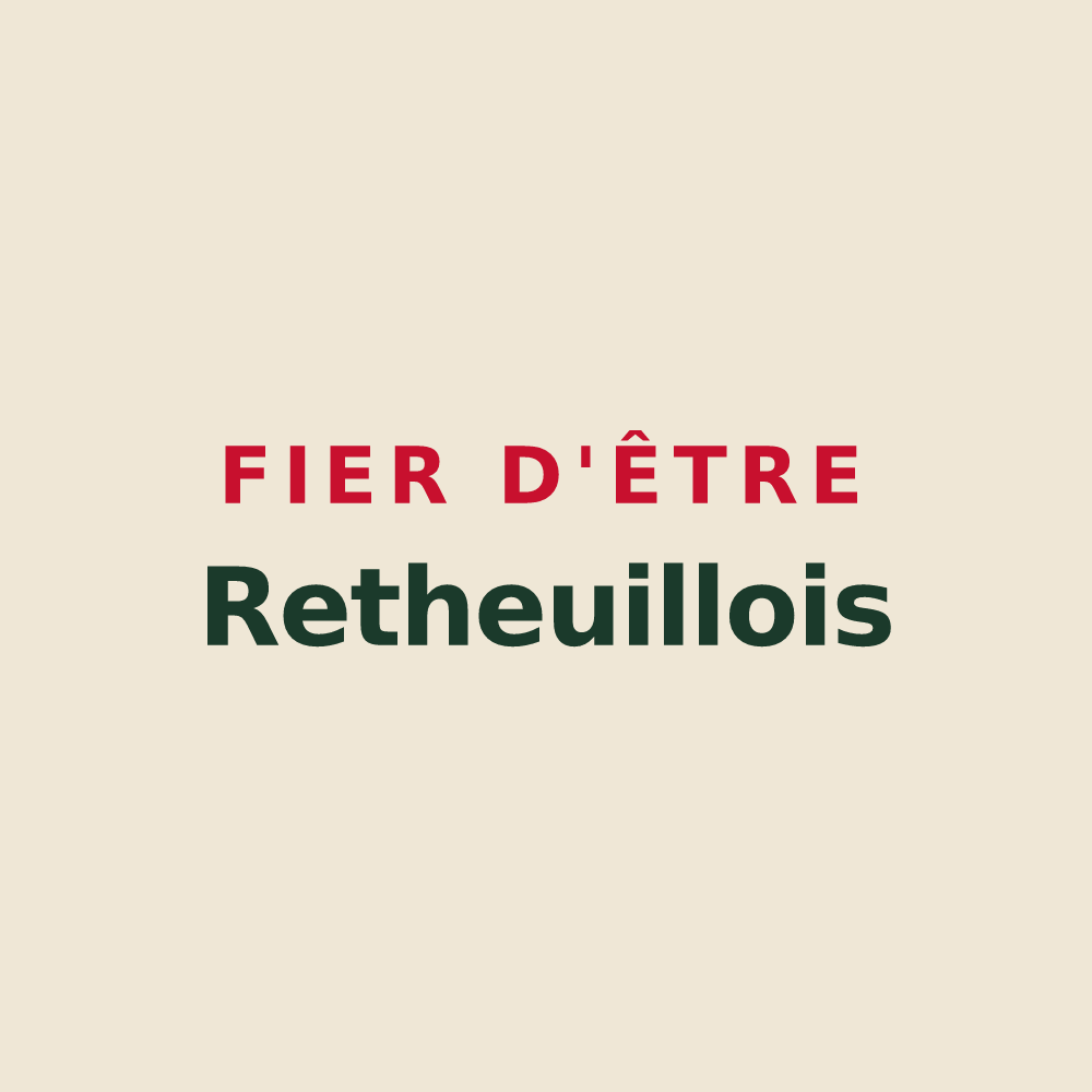 Tote bag « Fier d'être Retheuillois » — design pour Retheuil