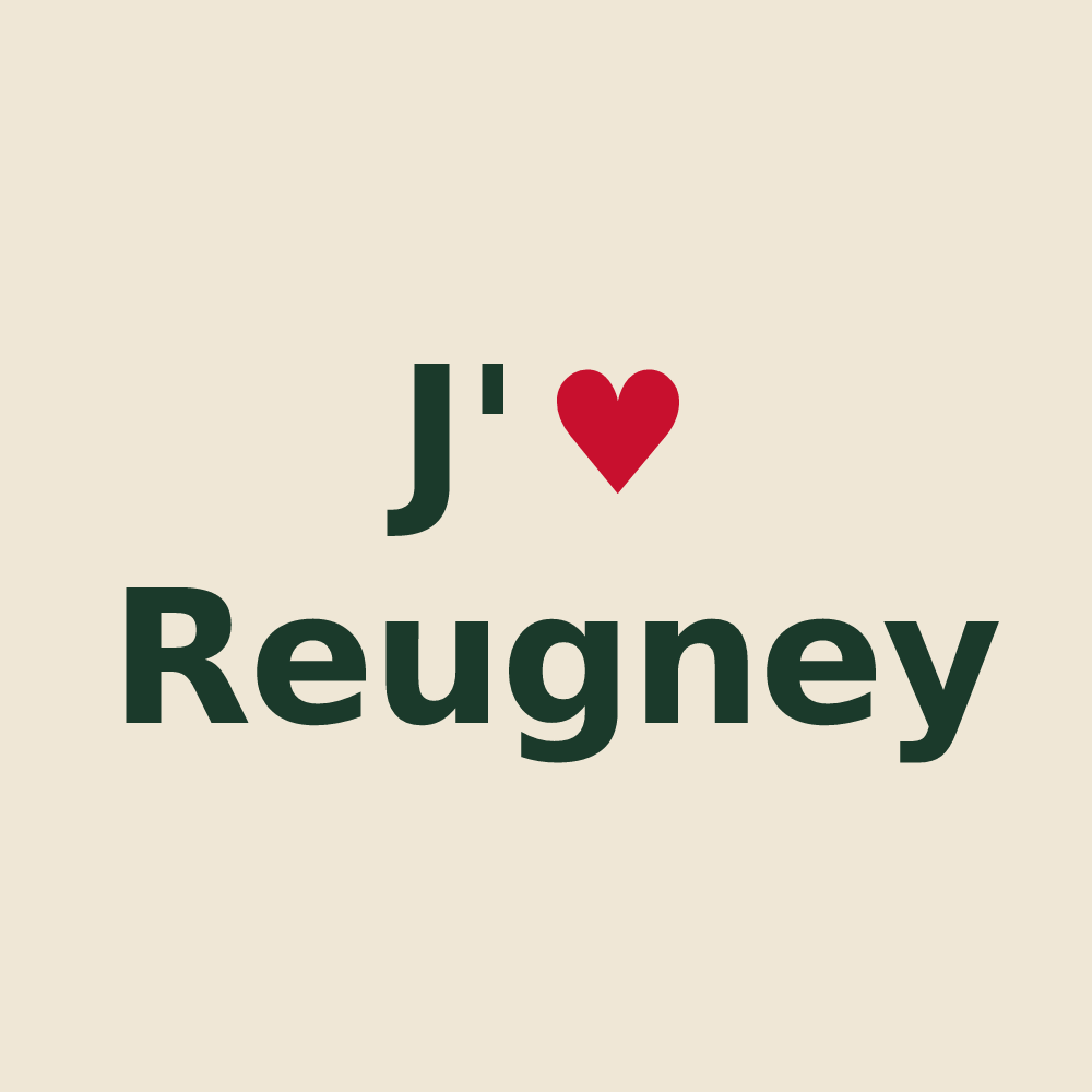 Tote bag personnalisé Reugney — design J'aime Reugney