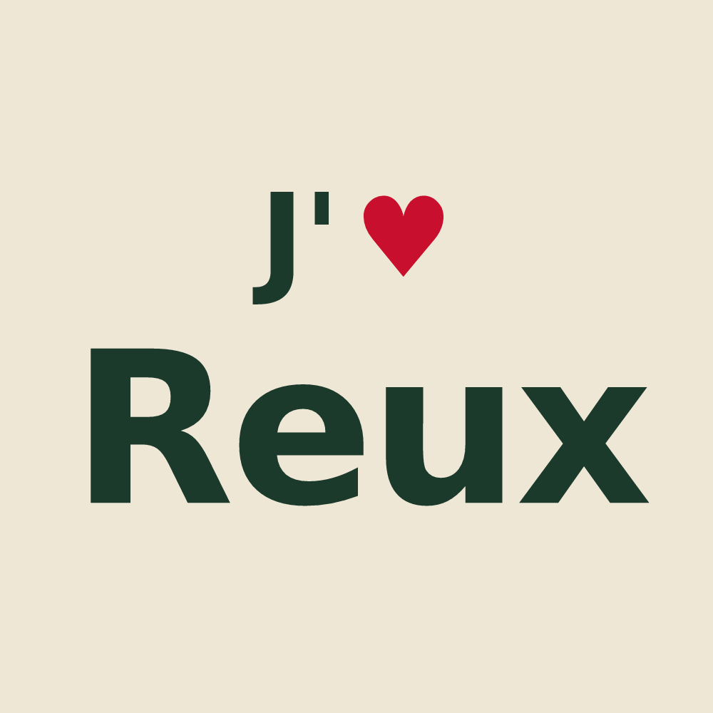 Tote bag personnalisé Reux — design J'aime Reux
