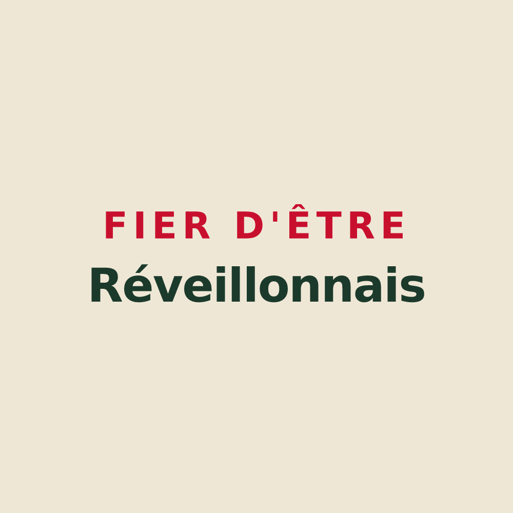 Tote bag « Fier d'être Réveillonnais » — design pour Réveillon