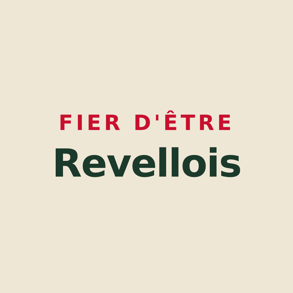 Tote bag « Fier d'être Revellois » — design pour Revelles