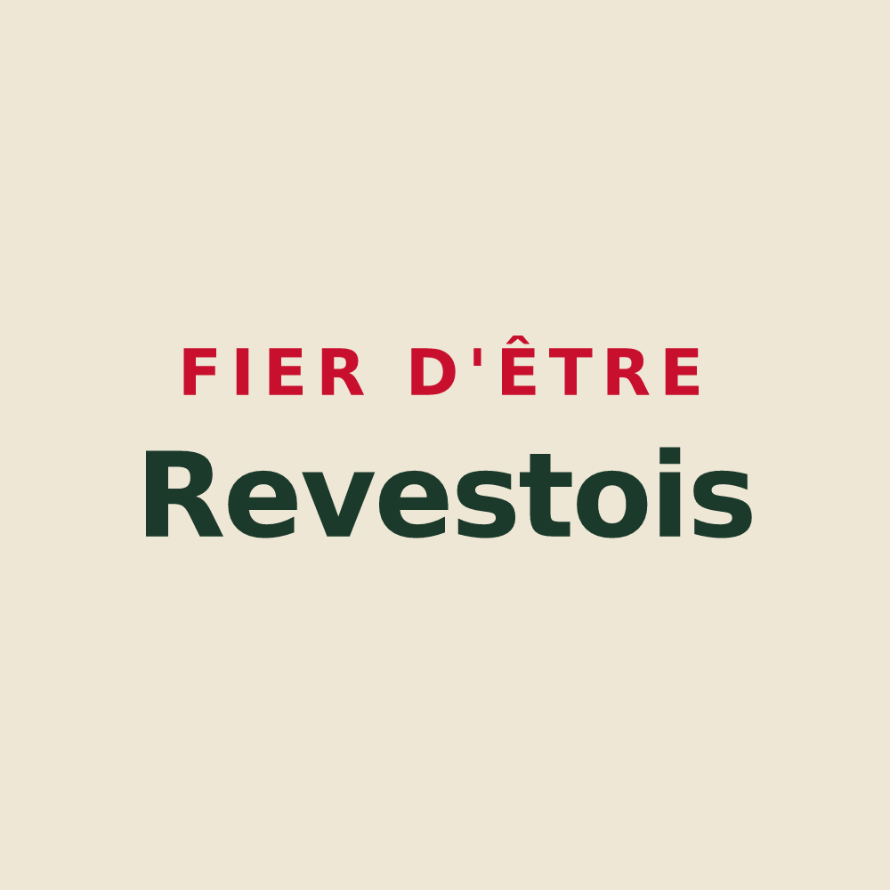 Tote bag « Fier d'être Revestois » — design pour Revest-Saint-Martin