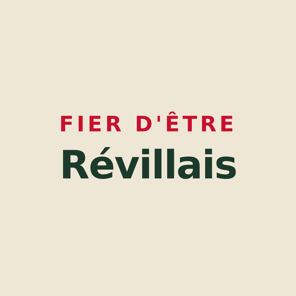 Tote bag « Fier d'être Révillais » — design pour Réville
