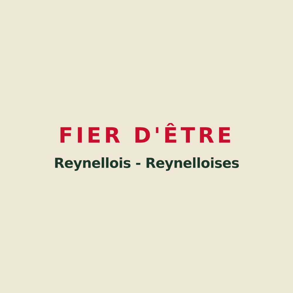 Tote bag « Fier d'être Reynellois - Reynelloises » — design pour Reynel