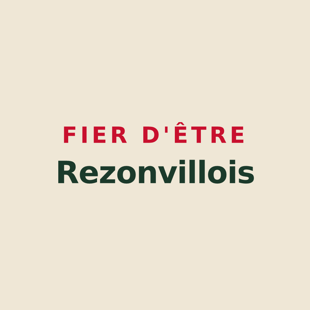 Tote bag « Fier d'être Rezonvillois » — design pour Rezonville-Vionville