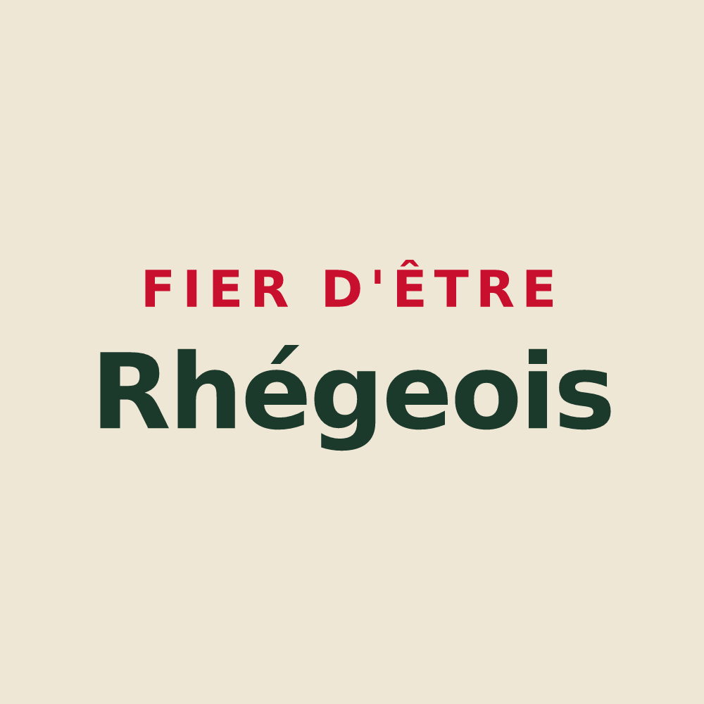 Tote bag « Fier d'être Rhégeois » — design pour Rhèges