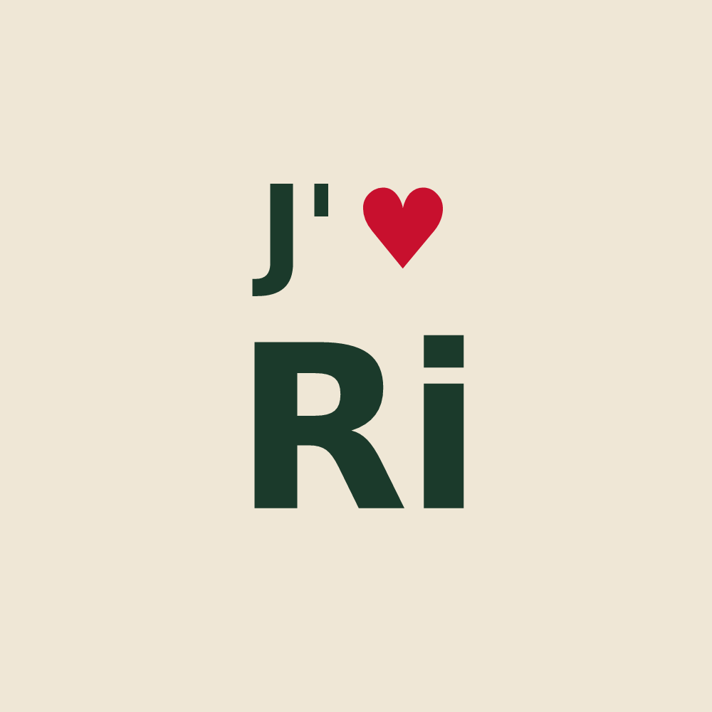 Tote bag personnalisé Ri — design J'aime Ri
