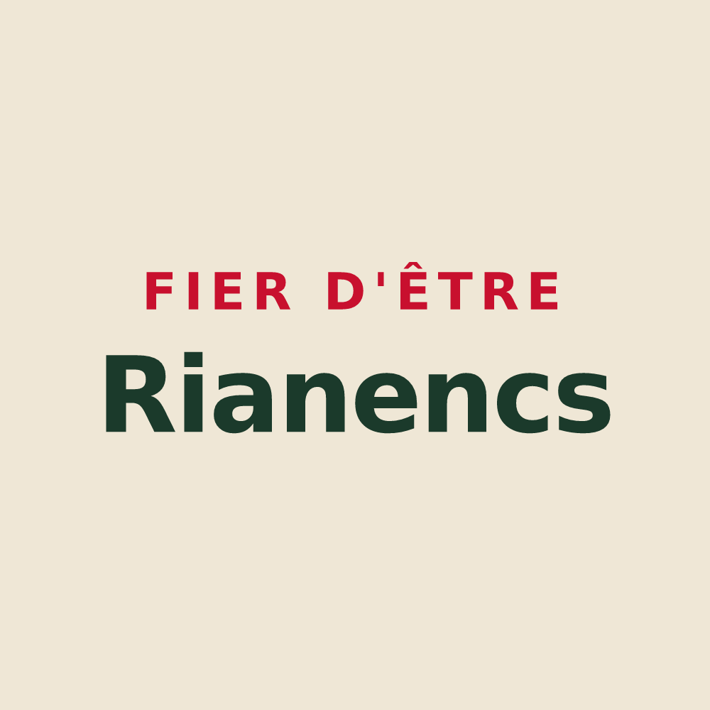 Tote bag « Fier d'être Rianencs » — design pour Ria-Sirach