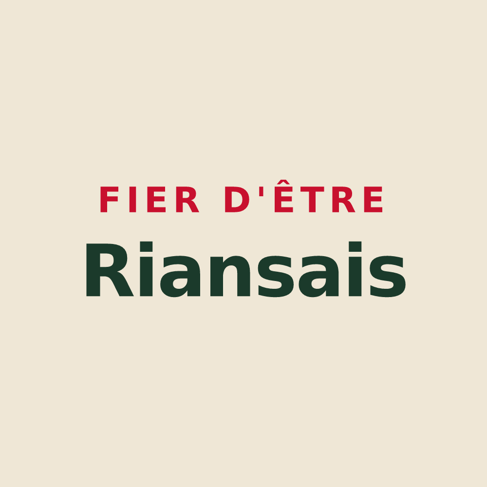 Tote bag « Fier d'être Riansais » — design pour Rians