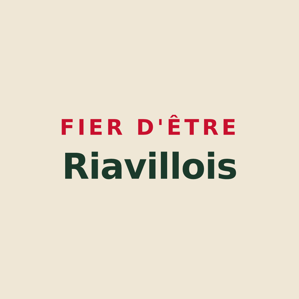 Tote bag « Fier d'être Riavillois » — design pour Riaville