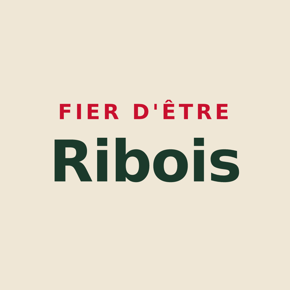 Tote bag « Fier d'être Ribois » — design pour Ribes
