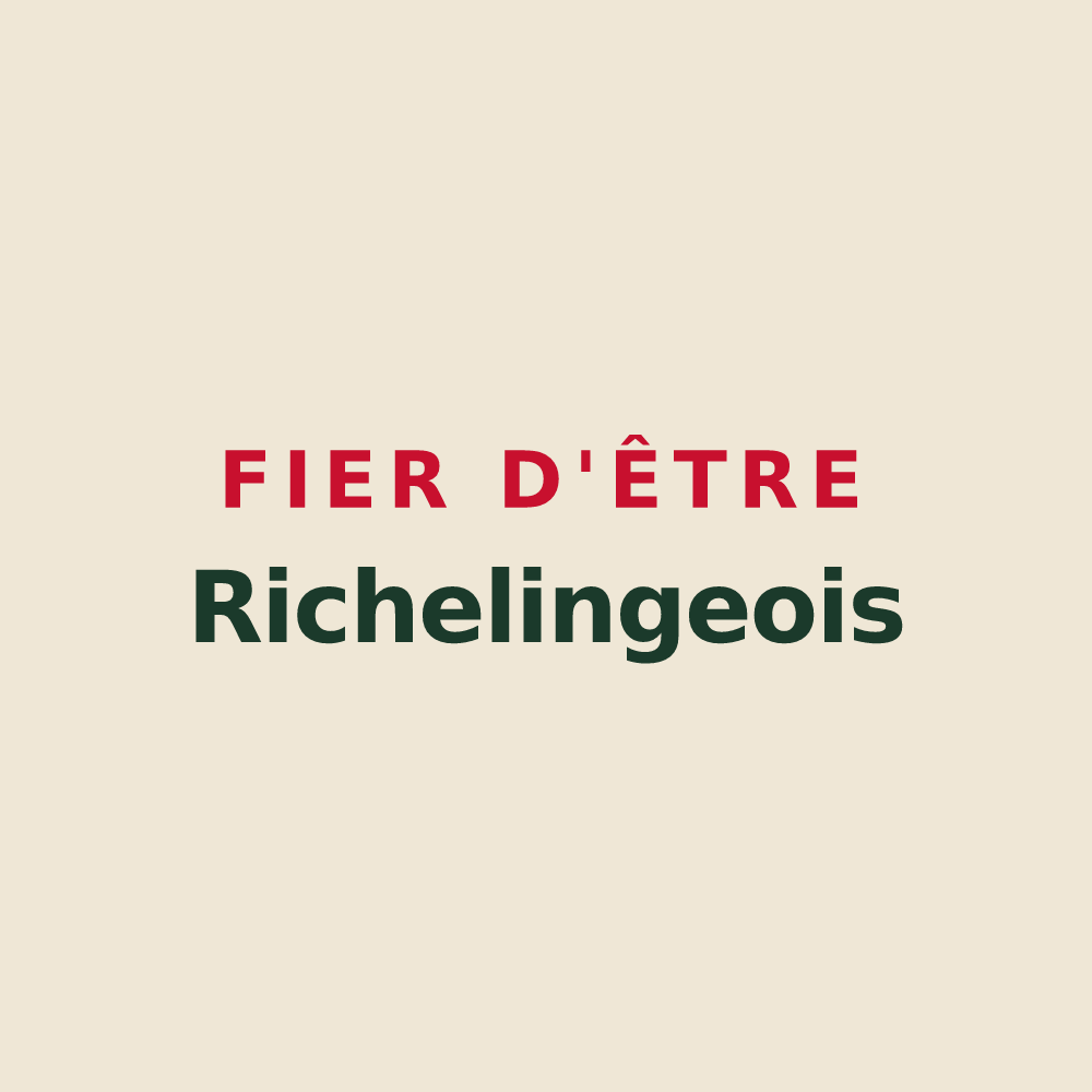Tote bag « Fier d'être Richelingeois » — design pour Richeling