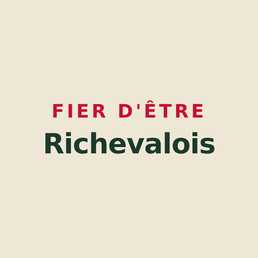 Tote bag « Fier d'être Richevalois » — design pour Richeval