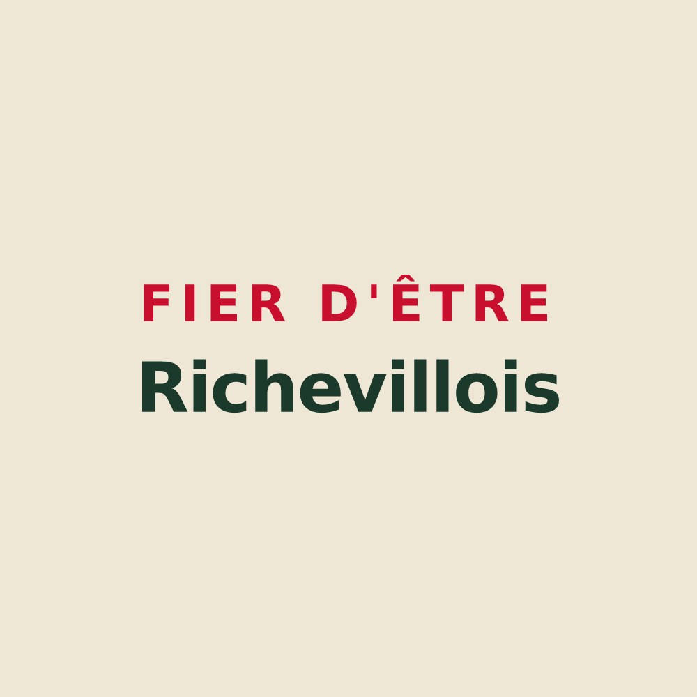 Tote bag « Fier d'être Richevillois » — design pour Richeville