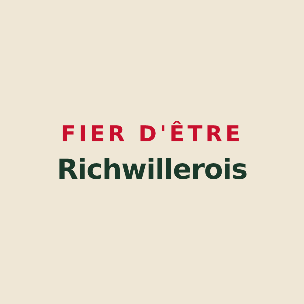 Tote bag « Fier d'être Richwillerois » — design pour Richwiller