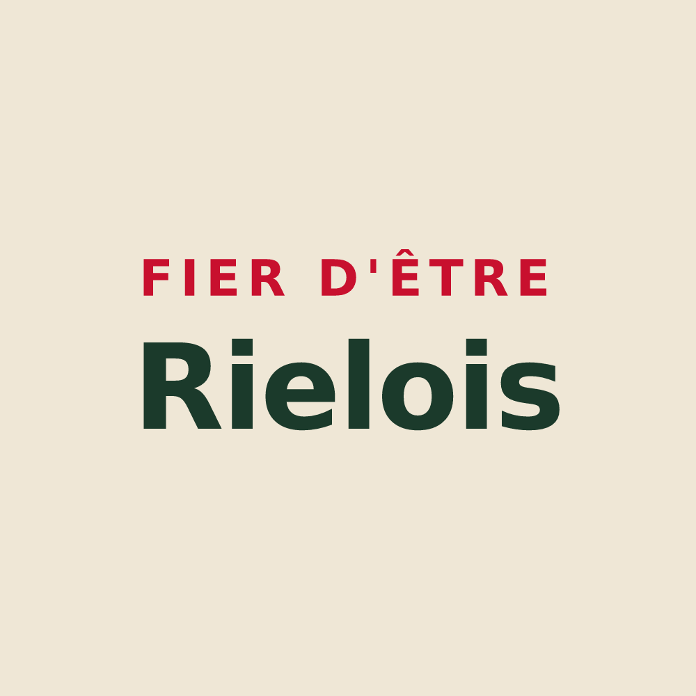 Tote bag « Fier d'être Rielois » — design pour Riel-les-Eaux