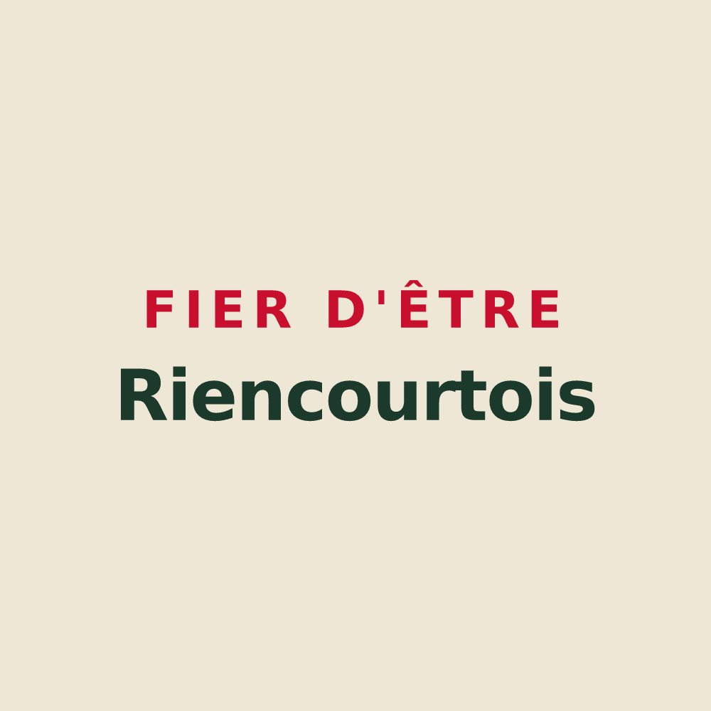 Tote bag « Fier d'être Riencourtois » — design pour Riencourt-lès-Cagnicourt