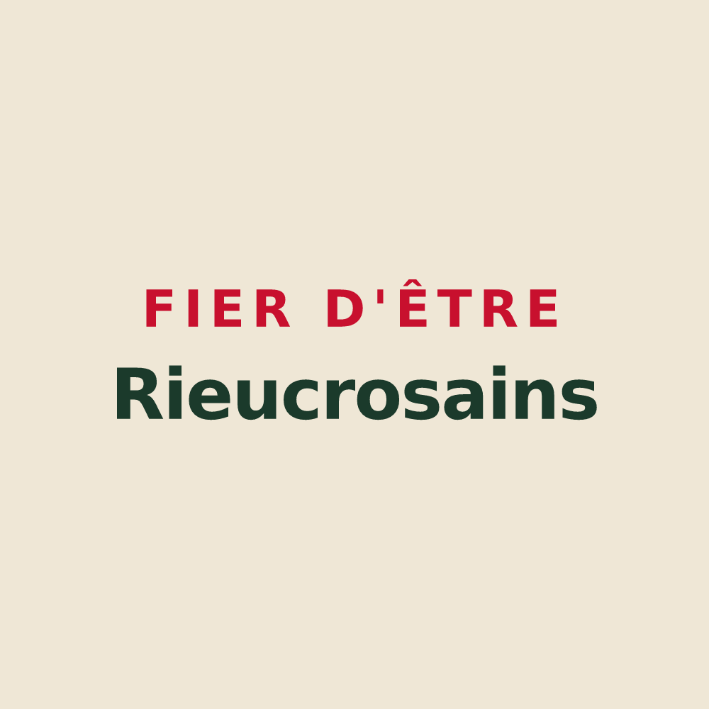 Tote bag « Fier d'être Rieucrosains » — design pour Rieucros