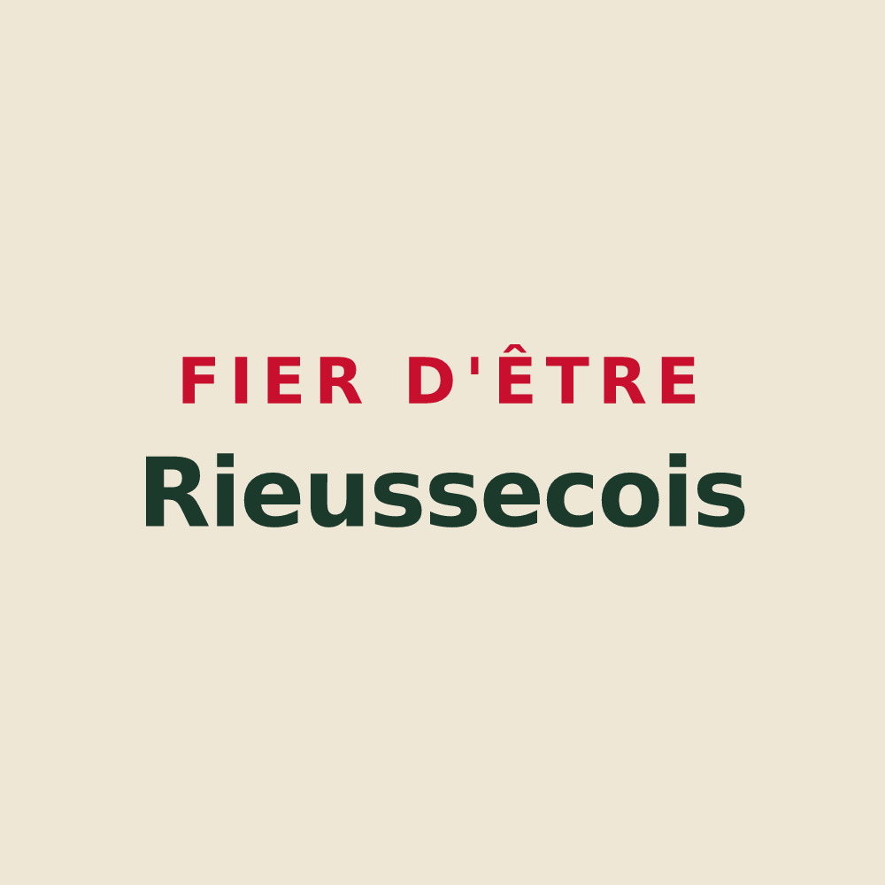 Tote bag « Fier d'être Rieussecois » — design pour Rieussec