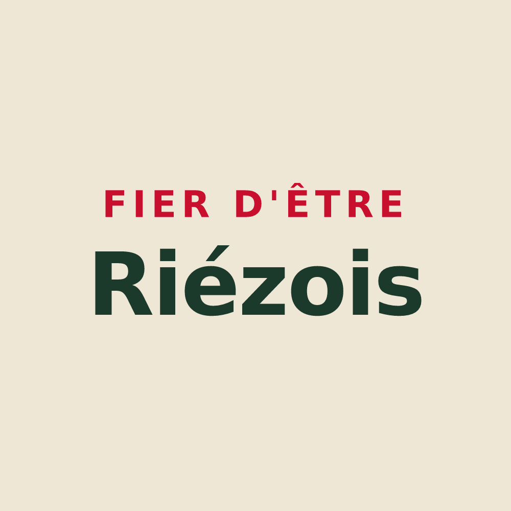 Tote bag « Fier d'être Riézois » — design pour Riez