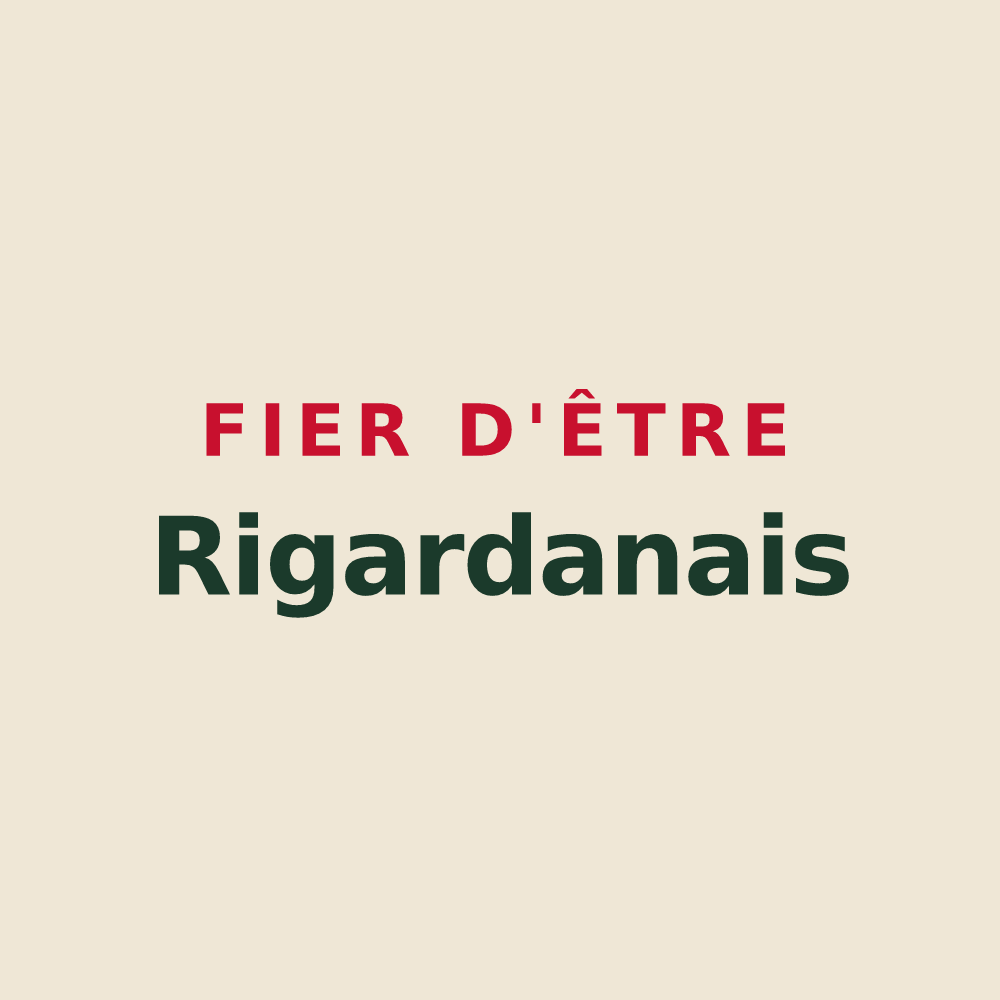 Tote bag « Fier d'être Rigardanais » — design pour Rigarda