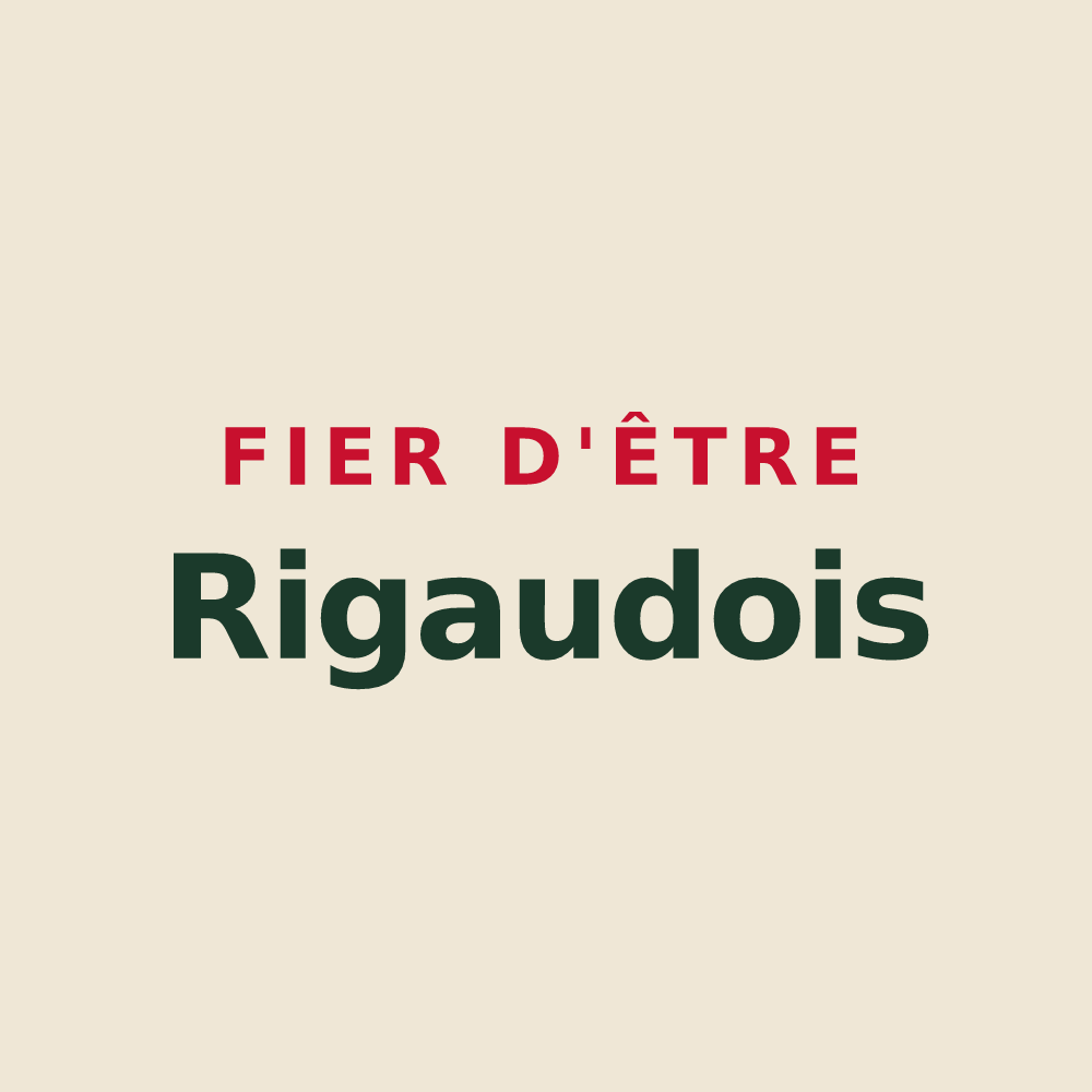 Tote bag « Fier d'être Rigaudois » — design pour Rigaud
