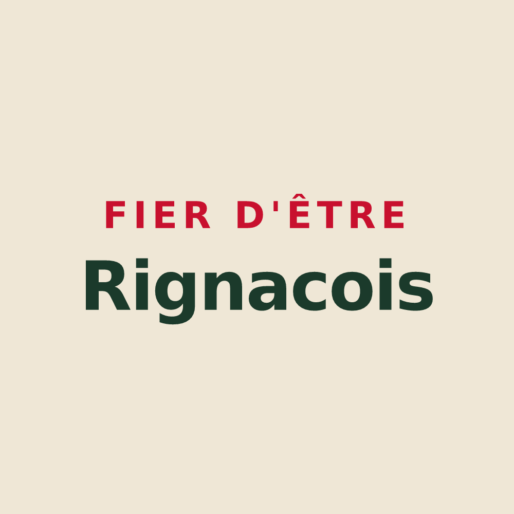 Tote bag « Fier d'être Rignacois » — design pour Rignac