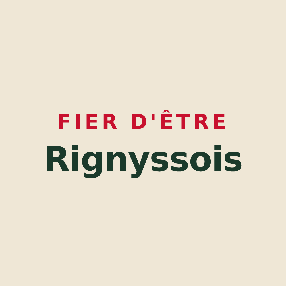 Tote bag « Fier d'être Rignyssois » — design pour Rigny-sur-Arroux