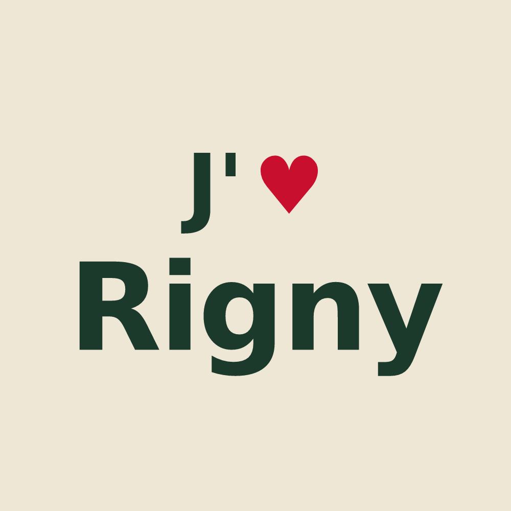 Tote bag personnalisé Rigny — design J'aime Rigny