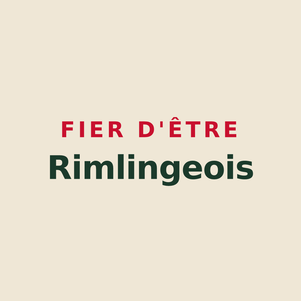 Tote bag « Fier d'être Rimlingeois » — design pour Rimling