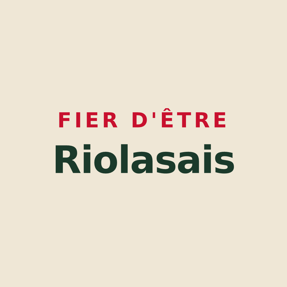 Tote bag « Fier d'être Riolasais » — design pour Riolas