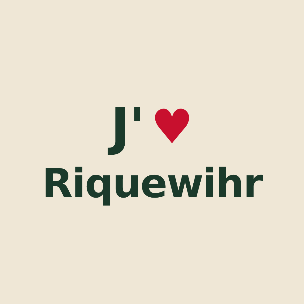 Tote bag personnalisé Riquewihr — design J'aime Riquewihr