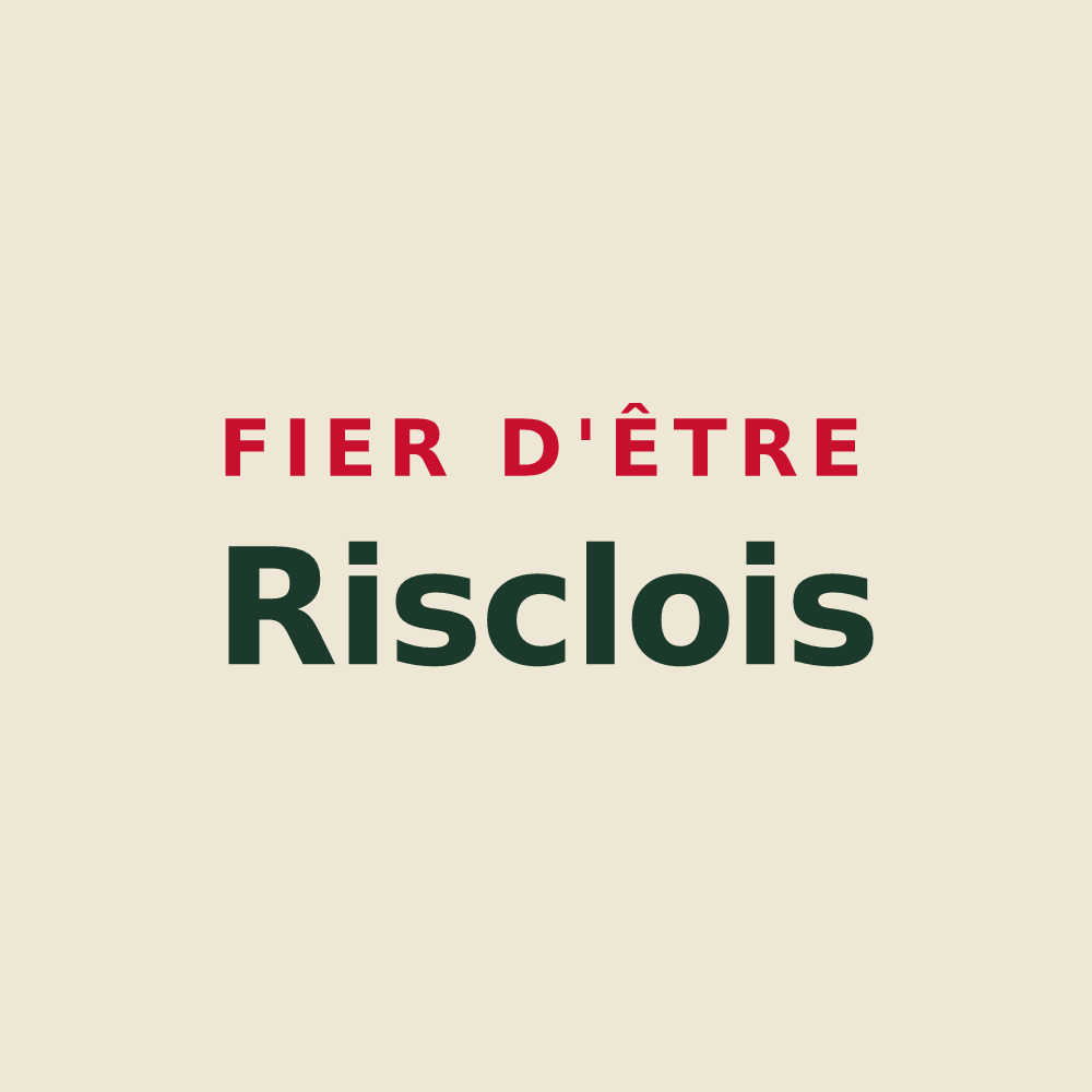 Tote bag « Fier d'être Risclois » — design pour Riscle