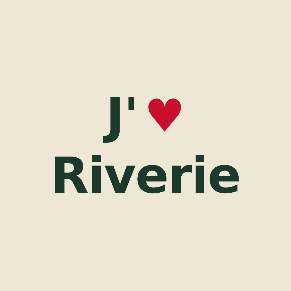 Tote bag personnalisé Riverie — design J'aime Riverie
