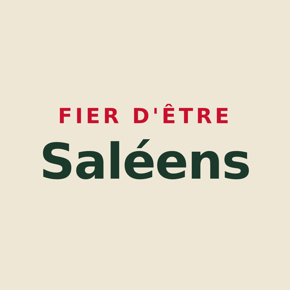 Tote bag « Fier d'être Saléens » — design pour Rivière-Salée