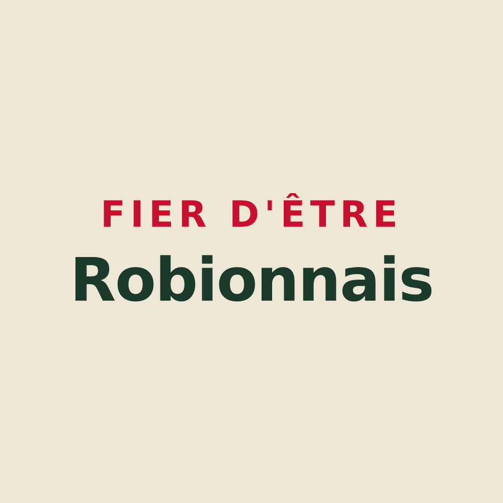 Tote bag « Fier d'être Robionnais » — design pour Robion