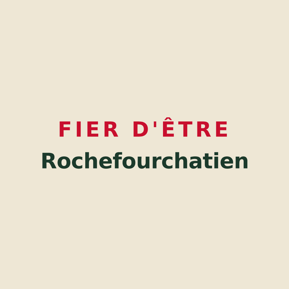 Tote bag « Fier d'être Rochefourchatien » — design pour Rochefourchat