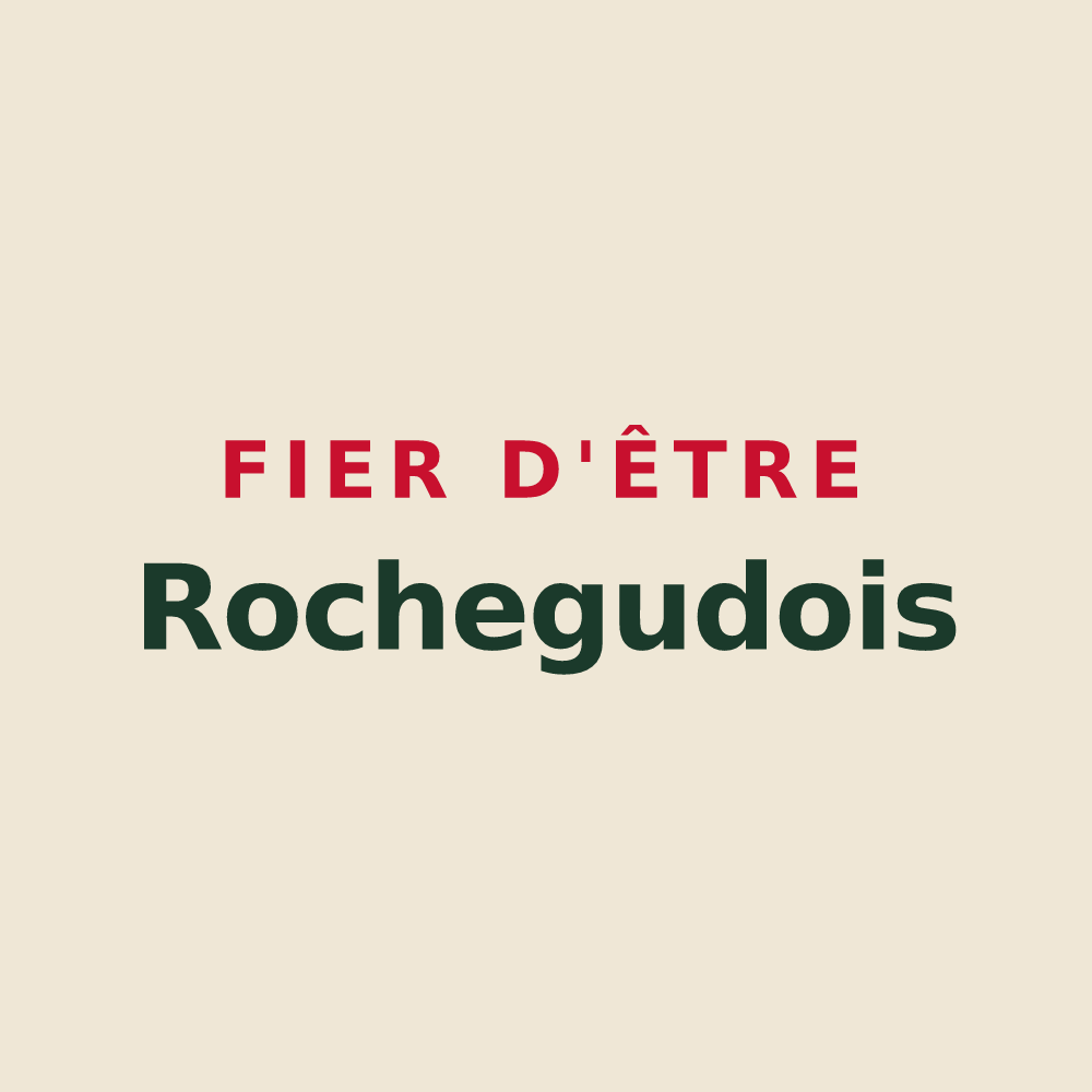 Tote bag « Fier d'être Rochegudois » — design pour Rochegude