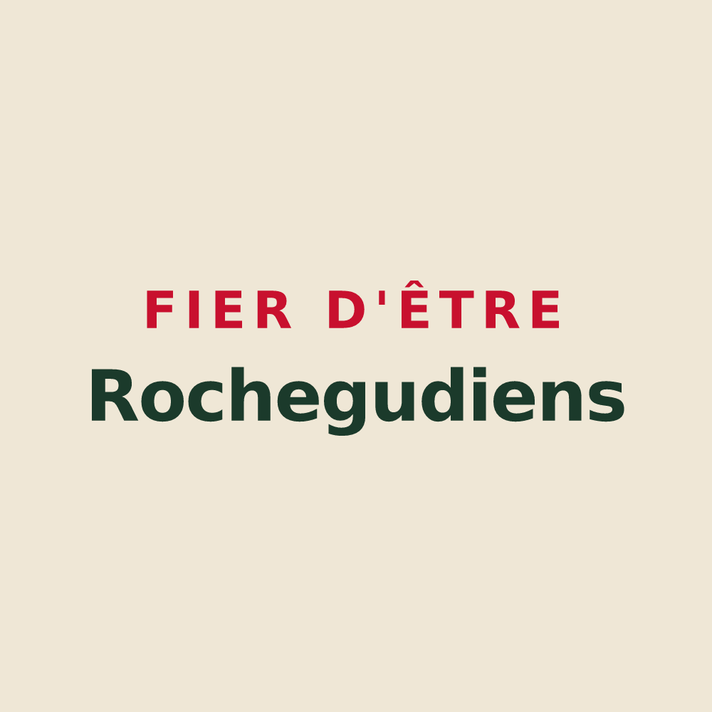 Tote bag « Fier d'être Rochegudiens » — design pour Rochegude