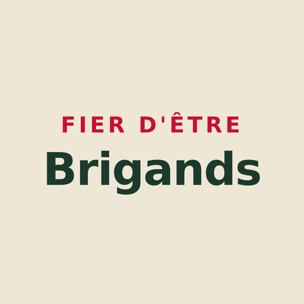 Tote bag « Fier d'être Brigands » — design pour Rochejean