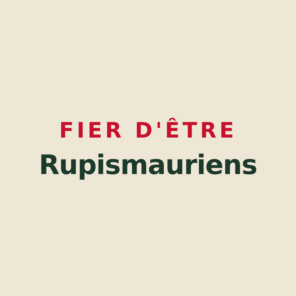 Tote bag « Fier d'être Rupismauriens » — design pour Rochemaure