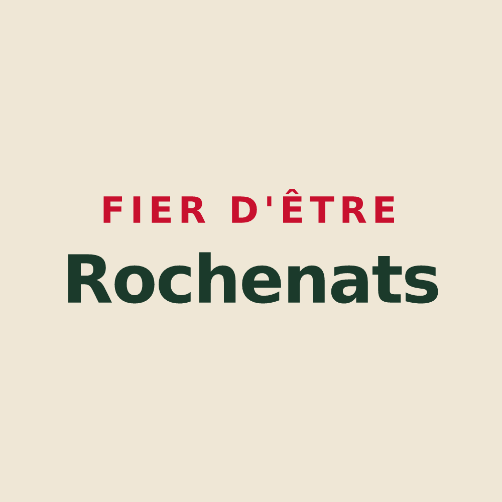 Tote bag « Fier d'être Rochenats » — design pour Rochesson