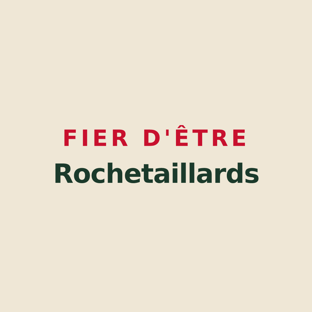 Tote bag « Fier d'être Rochetaillards » — design pour Rochetaillée-sur-Saône