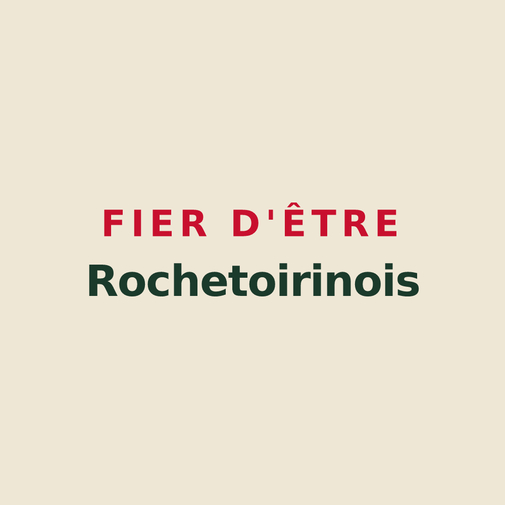Tote bag « Fier d'être Rochetoirinois » — design pour Rochetoirin